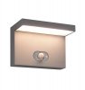 Kinkiet zewnętrzny LED kolor antracyt aluminiowy minimalistyczny klasyczny uniwersalny czujnik ruchu i zmierzchu ściemnialny BLYDE HYBRID IP65 253569142 Trio